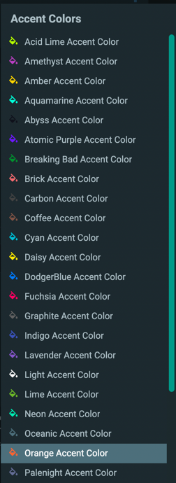 Accent Color Widget