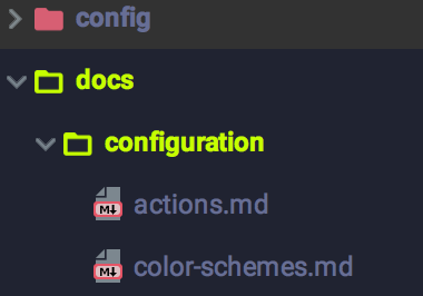 Open Colored Directories