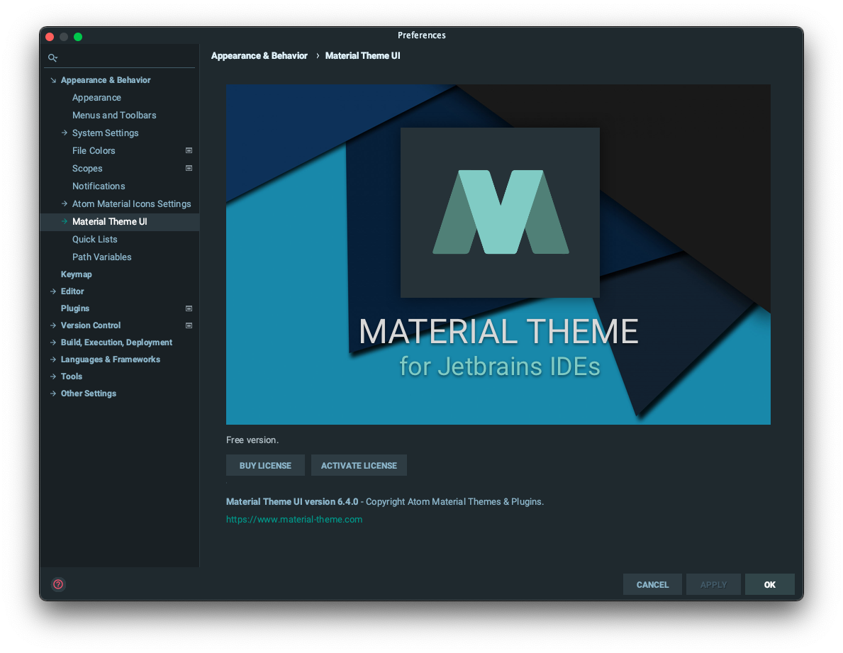 how to change the theme android studio with material ui